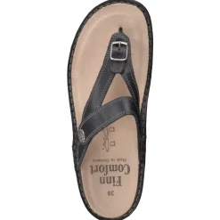 – Zehentrenner aus Kalbleder*Finn Comfort Sale