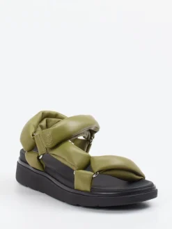 – Chunky-Sandalen aus Kalbleder Oliv*FitFlop Discount