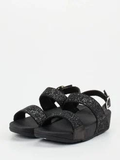 – Komfort-Sandale aus Textil glitzernd*FitFlop