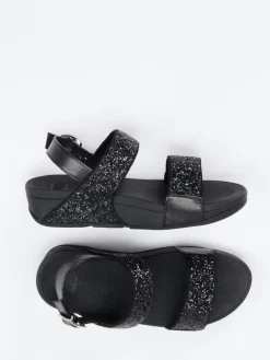 – Komfort-Sandale aus Textil glitzernd*FitFlop