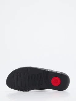 Damen FitFlop – Pantolette aus Textil mit Strassbesatz