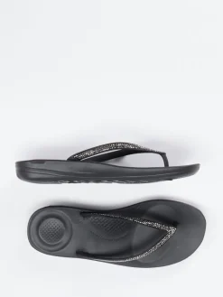 Damen FitFlop – Zehentrenner aus Synthetik mit Strass