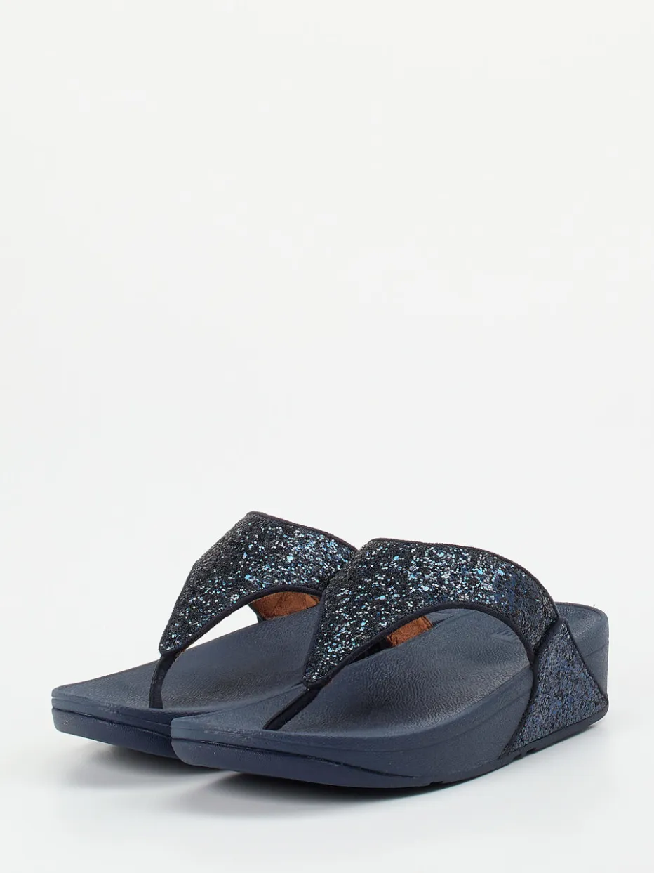 – Zehentrenner aus Textil mit Glitzer*FitFlop Clearance