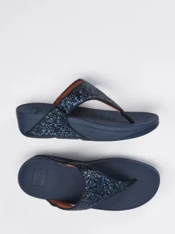 – Zehentrenner aus Textil mit Glitzer*FitFlop Clearance