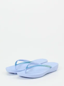 Damen FitFlop – Zehentrenner aus Synthetik in Hell