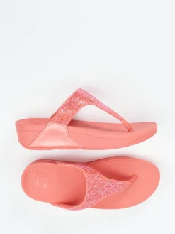 – Zehentrenner aus Textil in Korallrosa*FitFlop Discount