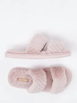 Damen Flip Flop – Pantolette aus Textil in Alt