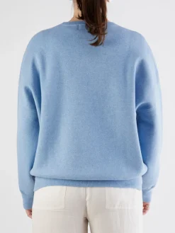 Damen FLONA – Feinstrickpullover aus Baumwolle-Kaschmir Hell