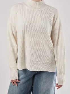 – Strickpullover aus geripptem Material creme*FLONA Sale