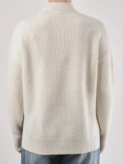 – Strickpullover aus geripptem Material creme*FLONA Sale