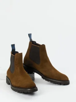 Herren Floris van Bommel – Chelsea Boots aus Veloursleder