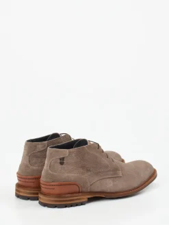 Herren Floris van Bommel – Desert Boots aus Veloursleder taupe
