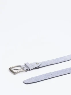 – Jeansgürtel aus Veloursleder hell*Floris van Bommel Clearance