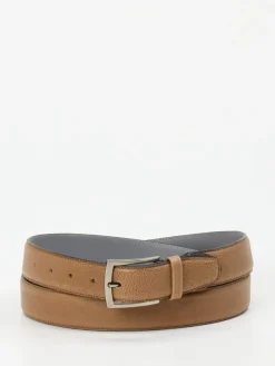 Herren Floris van Bommel – Ledergürtel aus Kalbleder Cognac