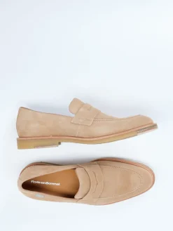 – Loafer aus Veloursleder sandbeige*Floris van Bommel Sale