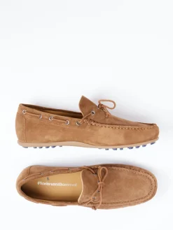 – Mokassin aus Veloursleder Cognac*Floris van Bommel Online