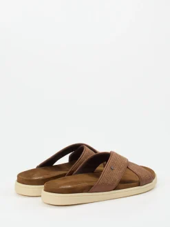 – Pantolette aus geprägtem Leder*Floris van Bommel Online