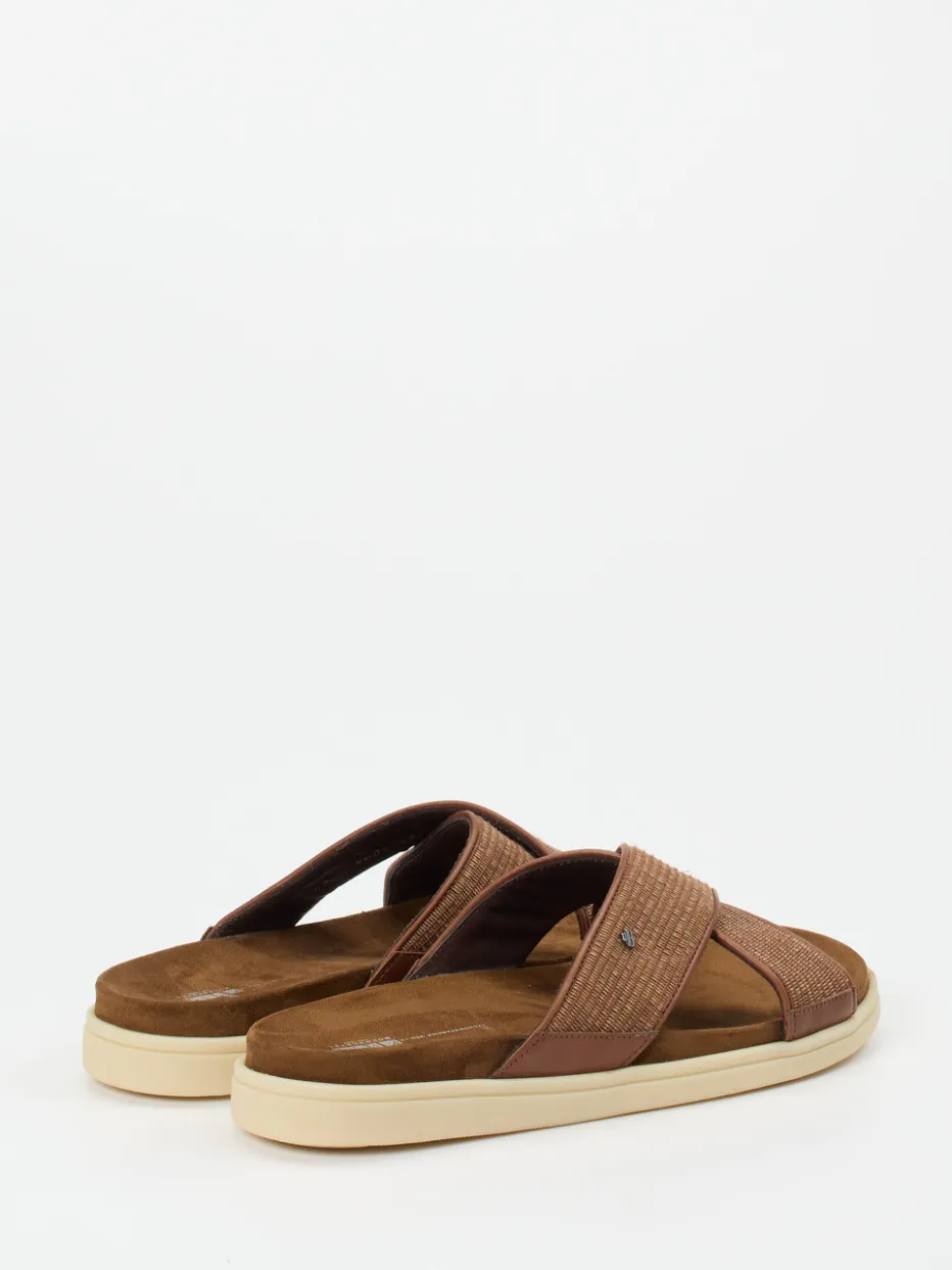 – Pantolette aus geprägtem Leder*Floris van Bommel Online