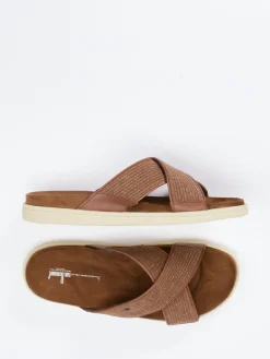 – Pantolette aus geprägtem Leder*Floris van Bommel Online