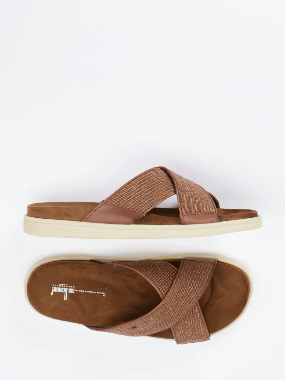 – Pantolette aus geprägtem Leder*Floris van Bommel Online