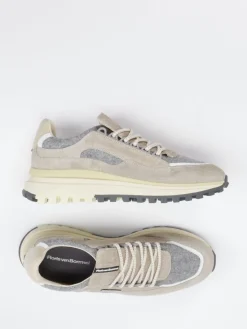 – Sneaker aus Velour/Textil braun*Floris van Bommel Outlet