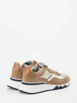 Herren Floris van Bommel – Sneaker aus Veloursleder sand