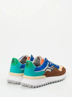 – Sneaker aus Veloursleder und Mesh*Floris van Bommel