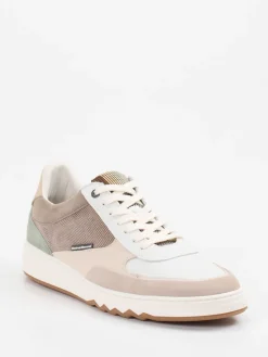 Herren Floris van Bommel – Sneaker aus Veloursleder Offwhite