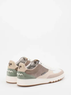 Herren Floris van Bommel – Sneaker aus Veloursleder Offwhite