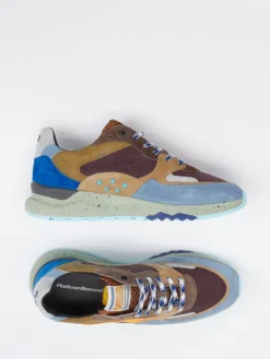 Herren Floris van Bommel – Sneaker aus Veloursleder color