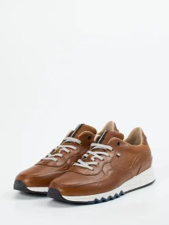 – Sneaker aus Kalbleder cognac*Floris van Bommel Best