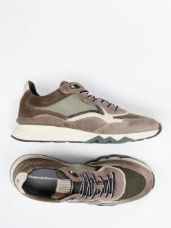 Herren Floris van Bommel – Sneaker aus Veloursleder