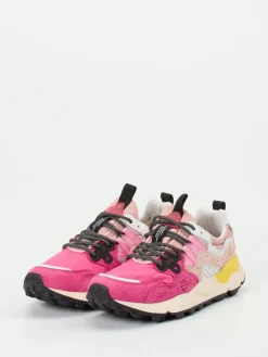 Damen Flower Mountain – Chunky Sneaker aus Veloursleder