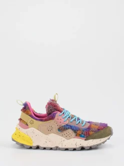 Damen Flower Mountain – Chunky-Sneaker aus Velour/Textil color