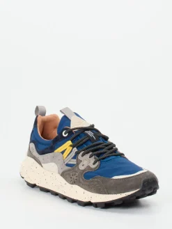 Herren Flower Mountain – Outdoor-Sneaker aus Veloursleder kobaltblau