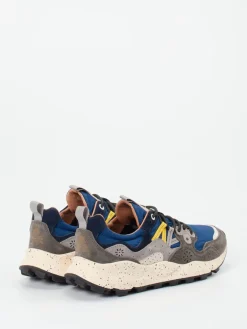 Herren Flower Mountain – Outdoor-Sneaker aus Veloursleder kobaltblau