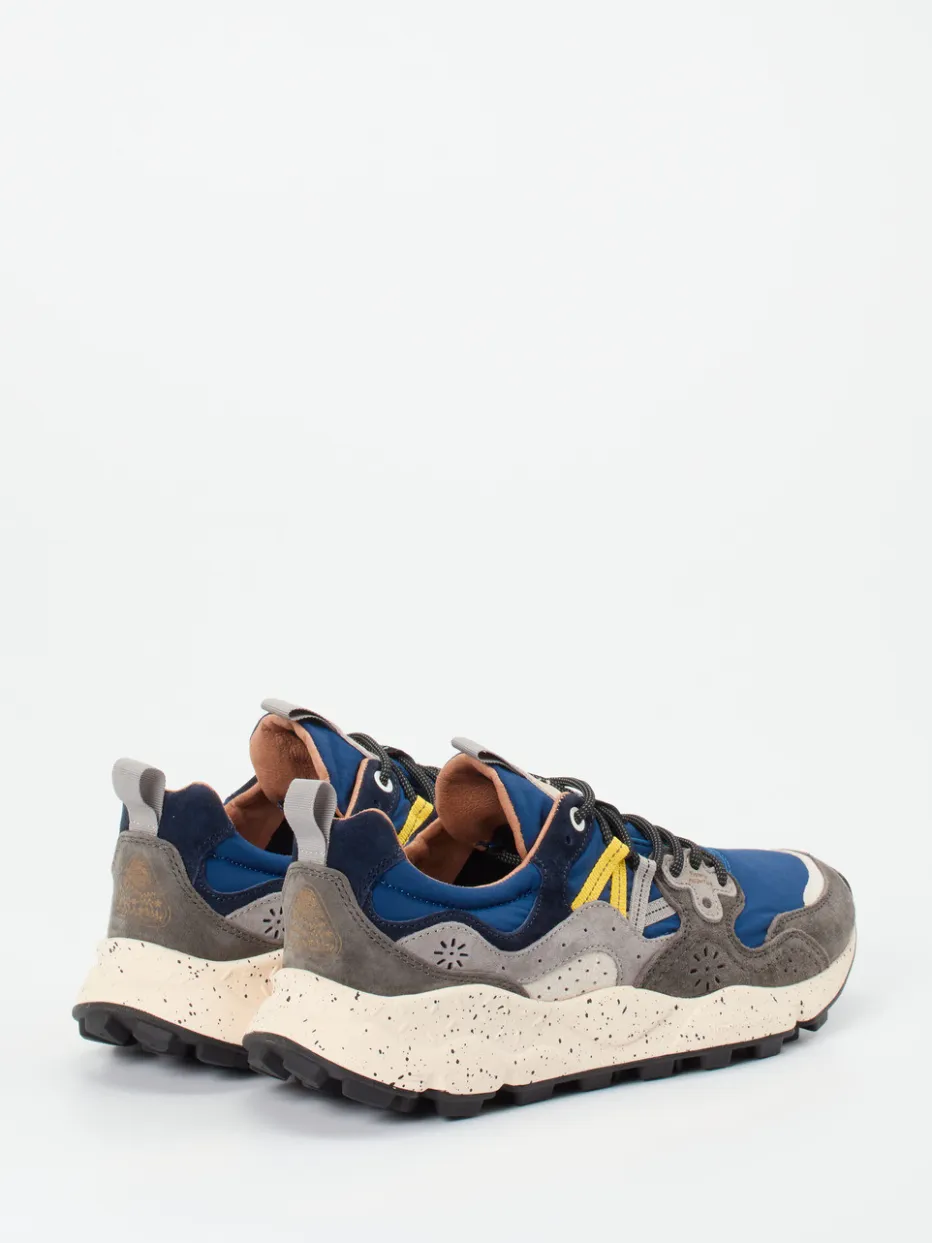 Herren Flower Mountain – Outdoor-Sneaker aus Veloursleder kobaltblau