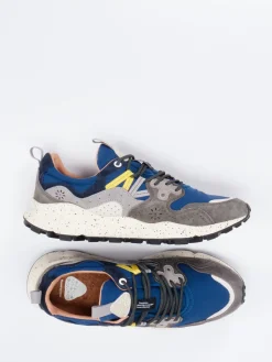 Herren Flower Mountain – Outdoor-Sneaker aus Veloursleder kobaltblau