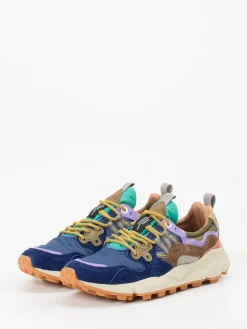 Damen Flower Mountain – Outdoor-Sneaker aus Velours und Textil