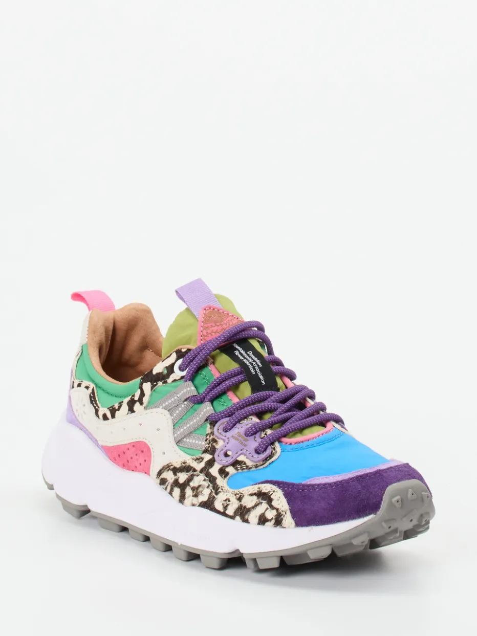 – Sneaker aus Veloursleder color*Flower Mountain New