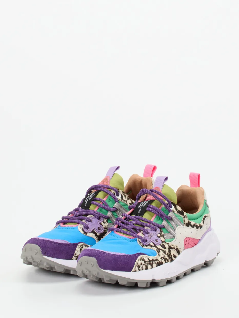 – Sneaker aus Veloursleder color*Flower Mountain New