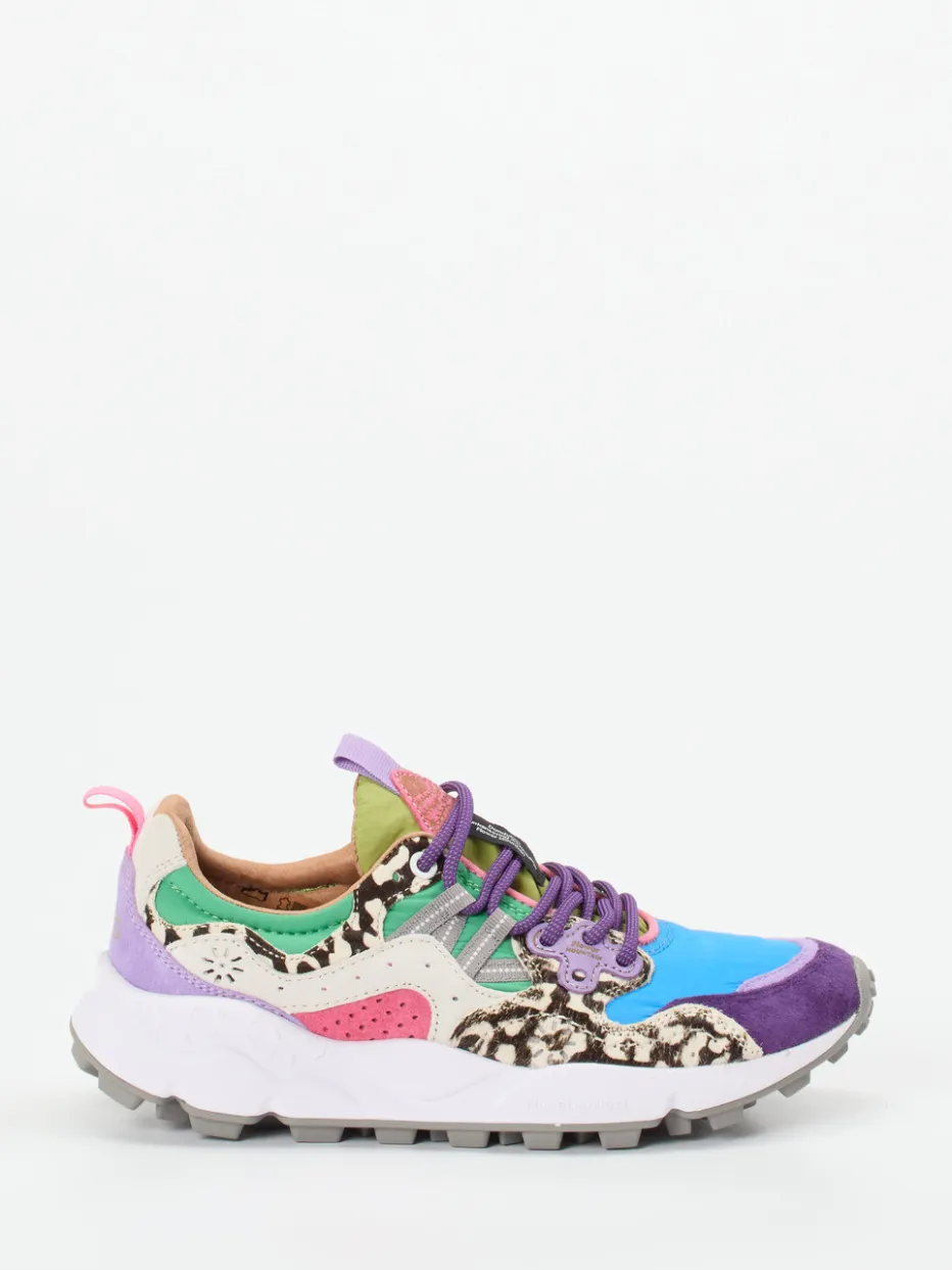 – Sneaker aus Veloursleder color*Flower Mountain New
