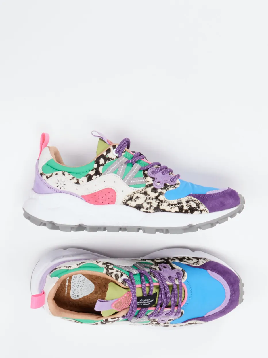 – Sneaker aus Veloursleder color*Flower Mountain New