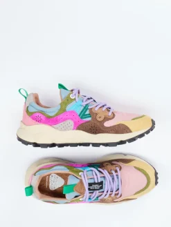 Damen Flower Mountain – Sneaker aus Veloursleder und Textil color