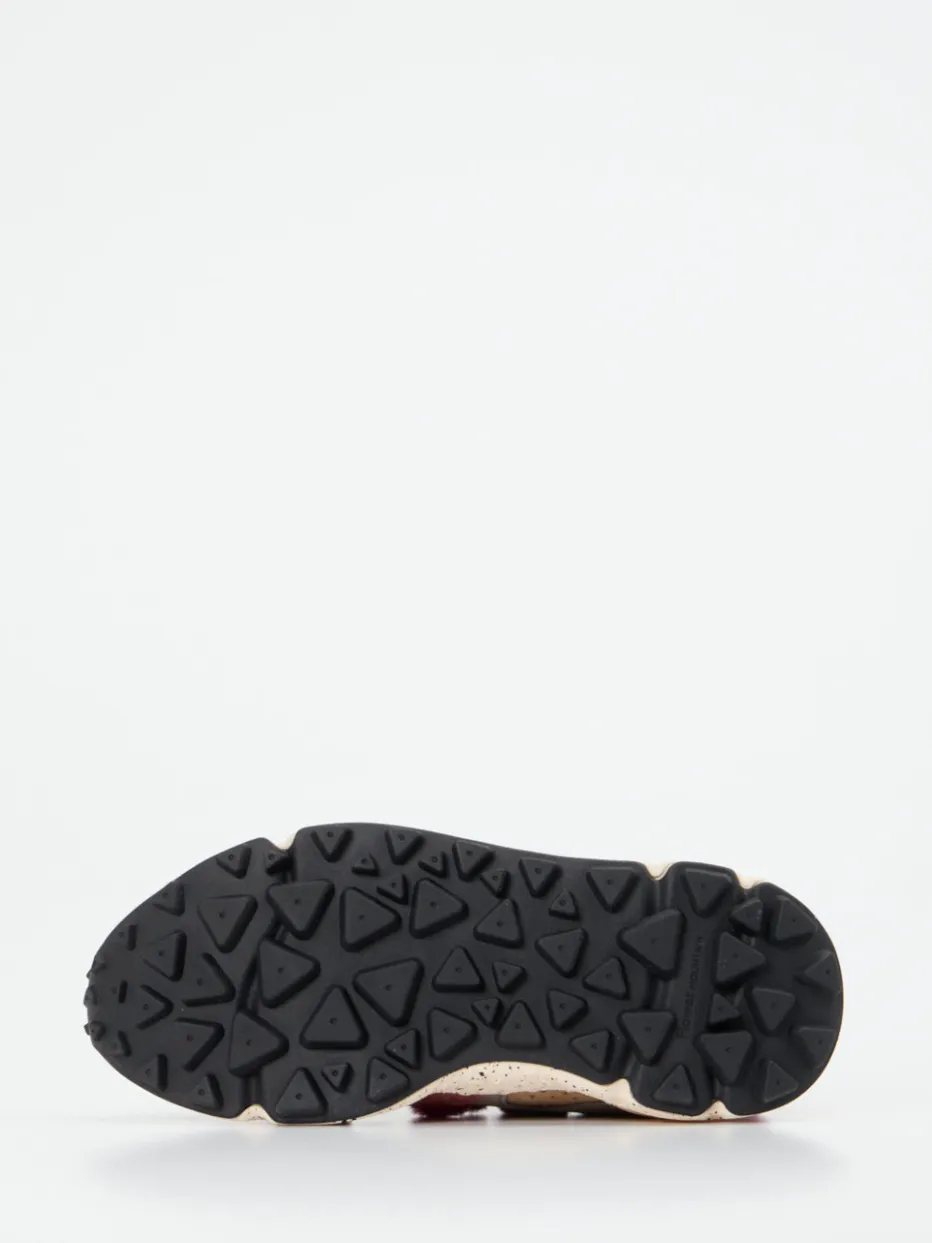 – Sneaker aus Veloursleder und Textil Lila*Flower Mountain Online