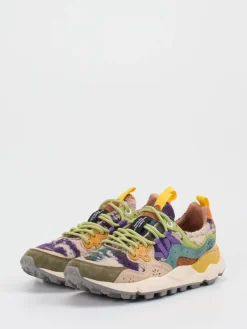 – Sneaker aus Velour und Textil color*Flower Mountain Online