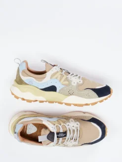 – Sneaker aus Veloursleder color*Flower Mountain