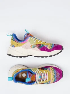 – Sneaker aus Veloursleder und Textil color*Flower Mountain Best