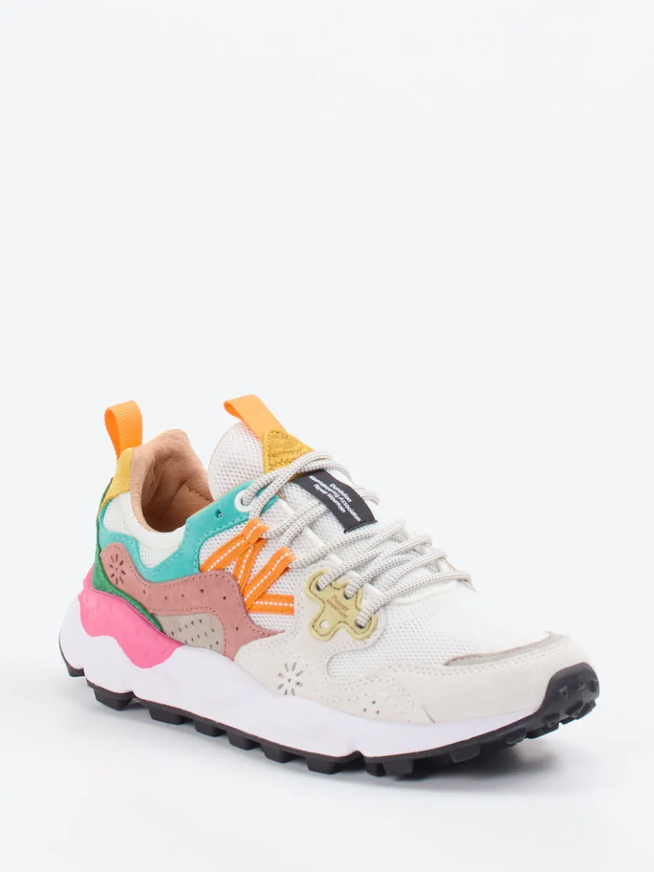 Damen Flower Mountain – Sneaker aus Velour/Textil color