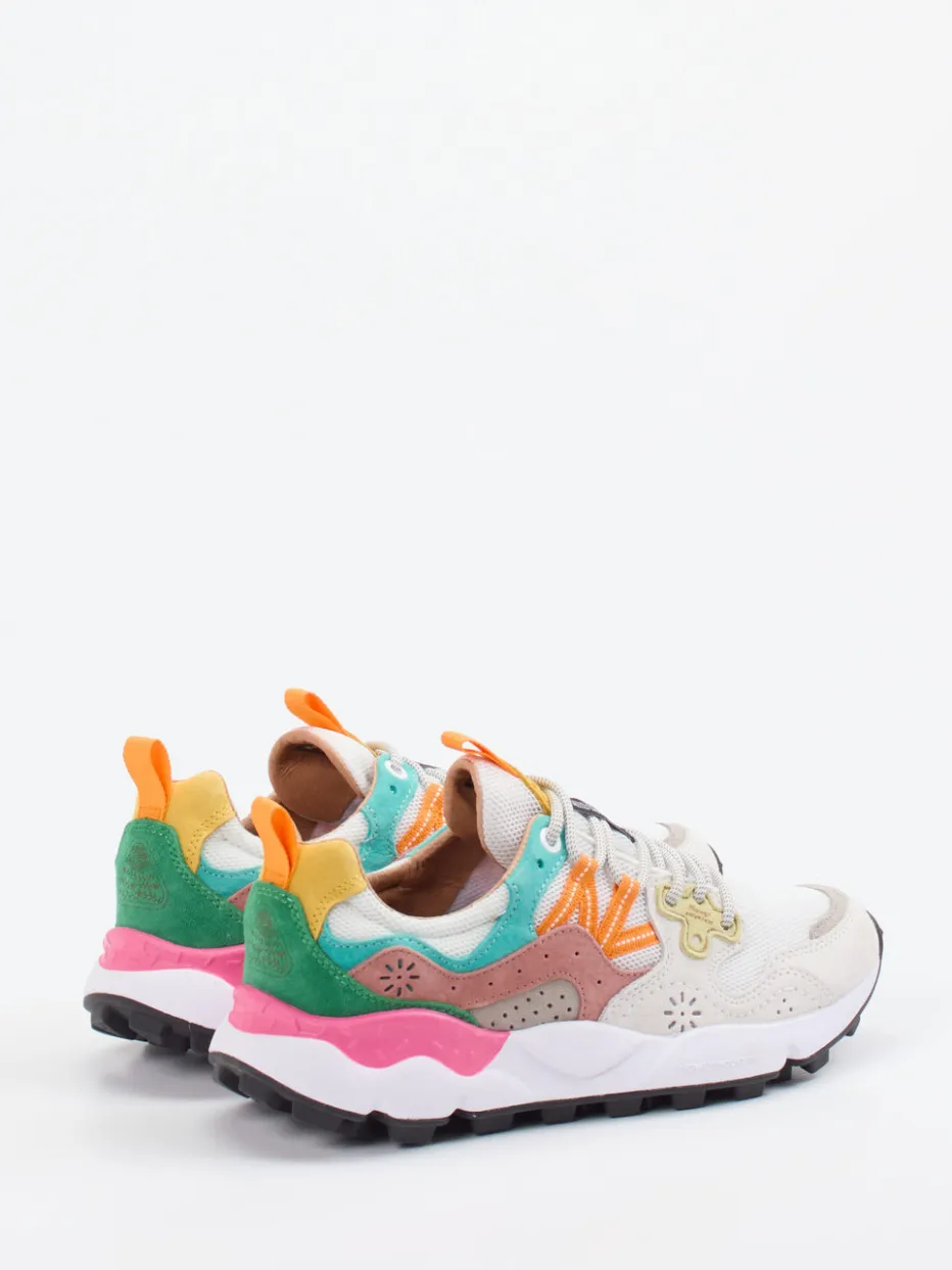 Damen Flower Mountain – Sneaker aus Velour/Textil color